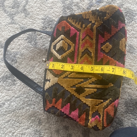 Vintage 70’s Ronay Southwestern Embroidered Tapestry Handbag - Picture 6 of 7